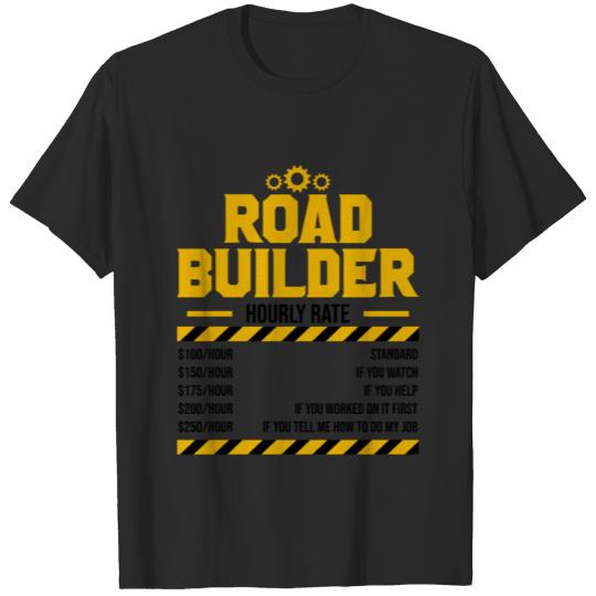 Asphalt Paving Road Construction Road Worker T-shirt