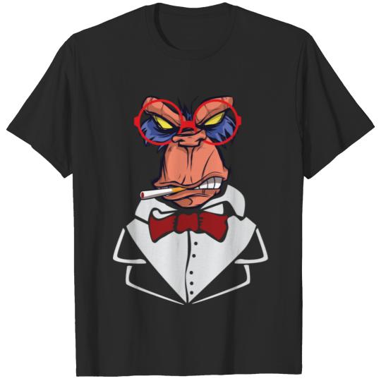 Godfather Smoking Gorila T-shirt