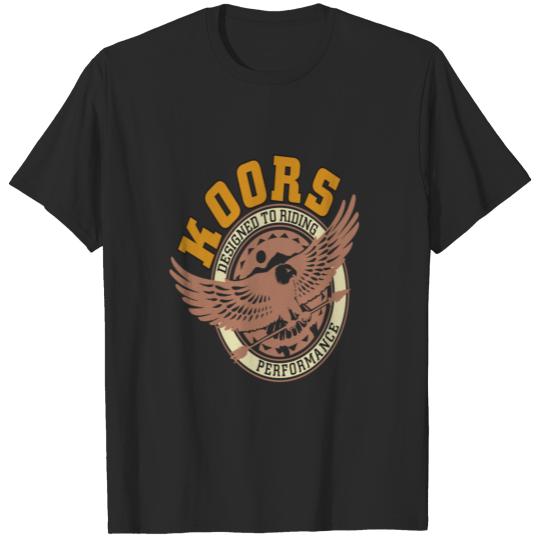 kors designed to riding performance T-shirt