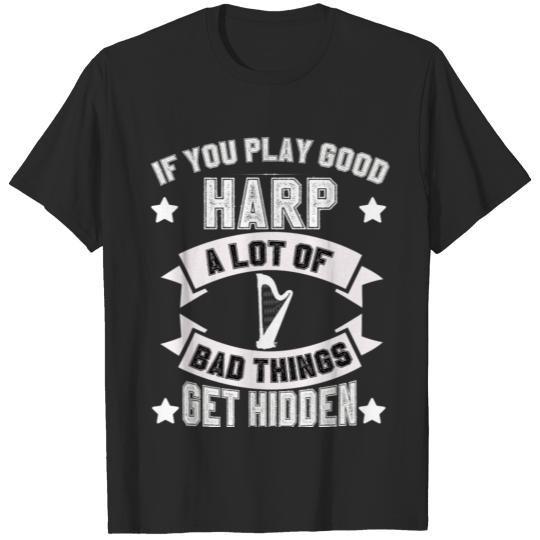 Harp Player Irel Irish Music Musician Harpist T-shirt