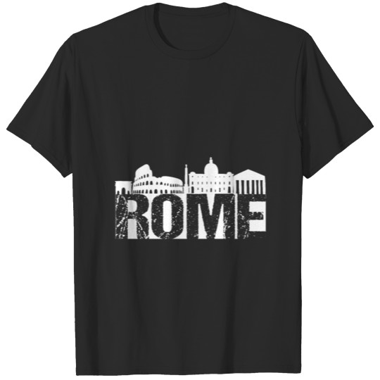 Rome Colosseum Pope Vatican Italian Italy T-shirt