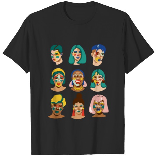 Face Painter Skin Painting And Body Composition T-shirt