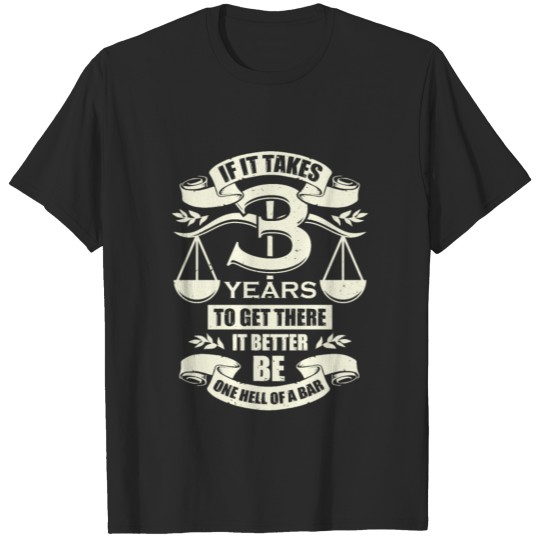 Bar Exam Passer Law School Graduate Gift T-shirt