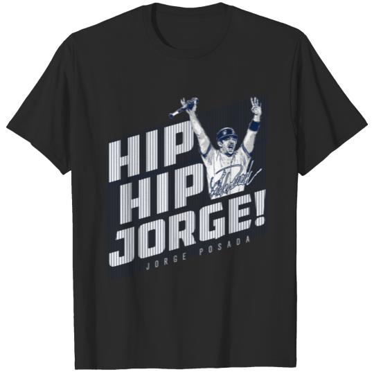 Jorge Posada Hip Hip Jorgeapparel birthday christm T-shirt