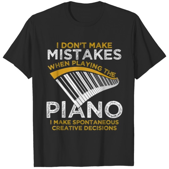 Keyboard Pianist Gifts Music Musician Piano T-shirt