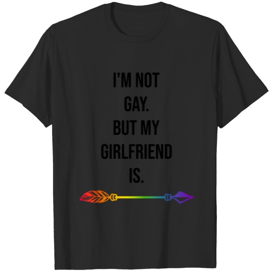 Not Gay LGBTQ LGBT Rainbow Homosexuality T-shirt