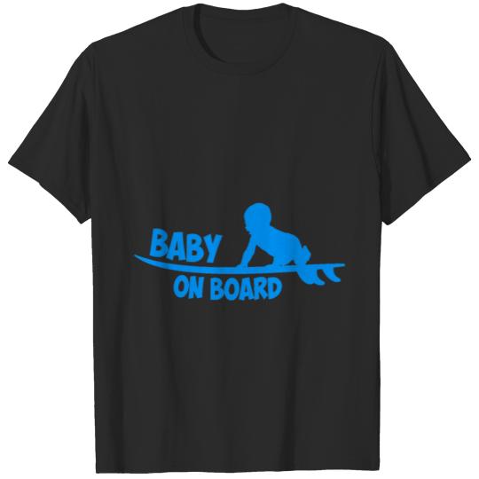 Baby On Board Funny Bumper Sticker Vinyl Decal T-shirt