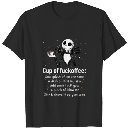 Jack Skellington Of Fuckoffeee Gift T-shirt