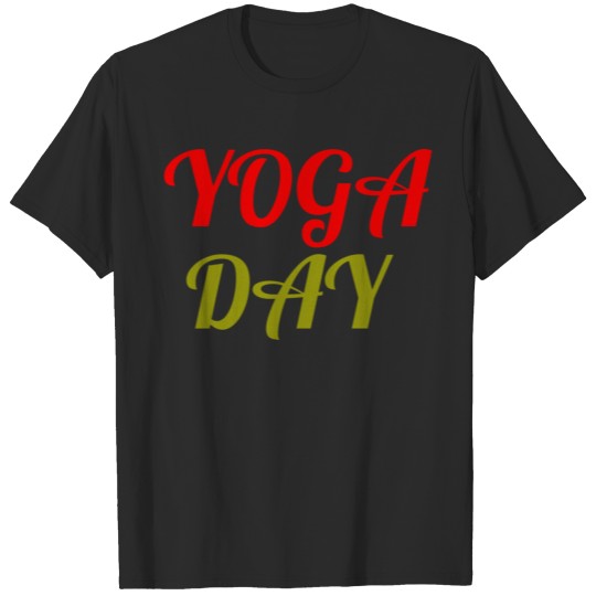 Yoga Day t-shirt. T-shirt