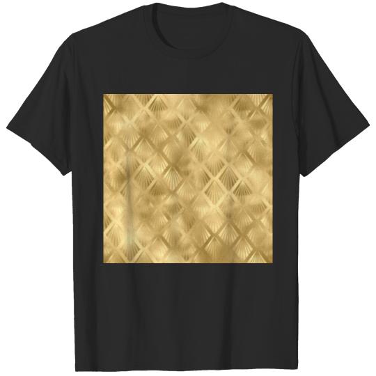 Gold Art Deco Pattern T-shirt