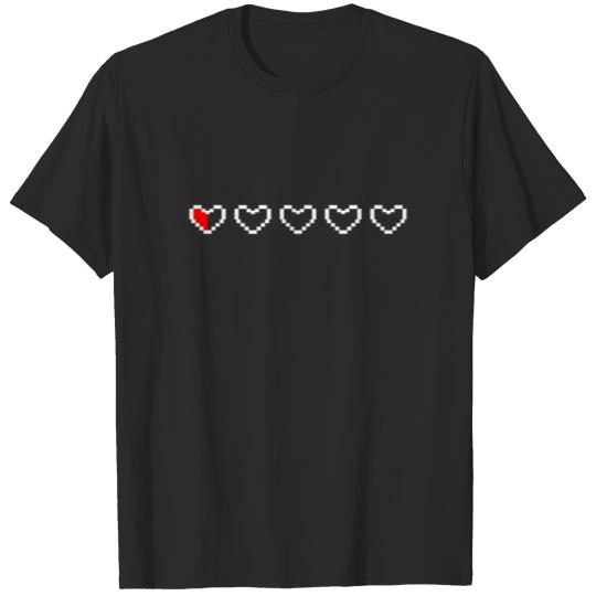A Half Full Gamer Heart T-shirt