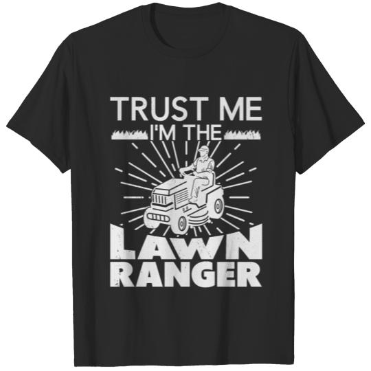 Lawn Caretaker Grass Lawn Mower Mowing Fields T-shirt