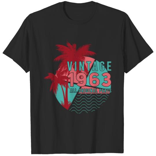 Gift Palm Trees Vintage 1963 T-shirt