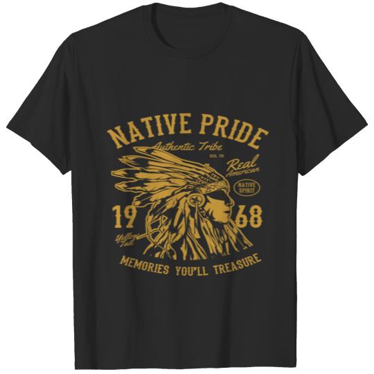 Retro Native Pride Vintage American Indian Tribe T-shirt
