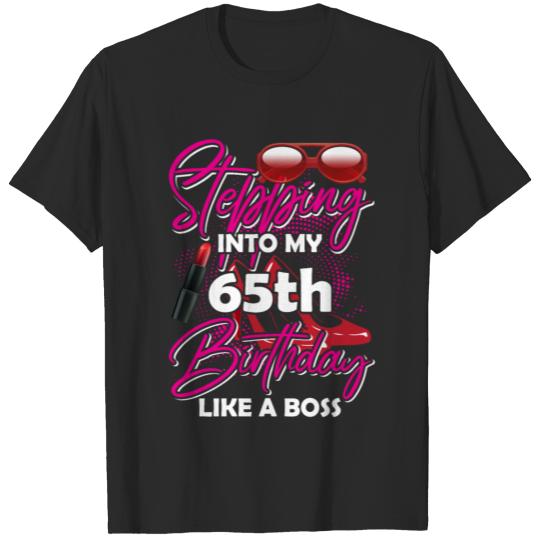 65th Birthday woman turning 65 T-shirt