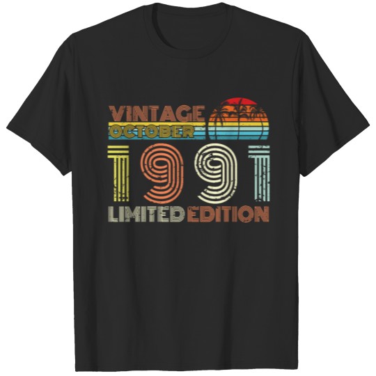 October 1991 Vintage Gift T-shirt