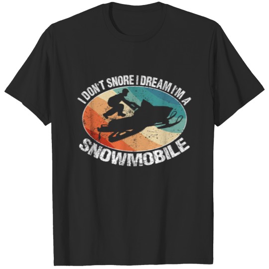Vintage Snowmobile TShirt Snowmobiling Snow Sled T-shirt
