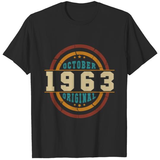1963 In October Vintage Original T-shirt