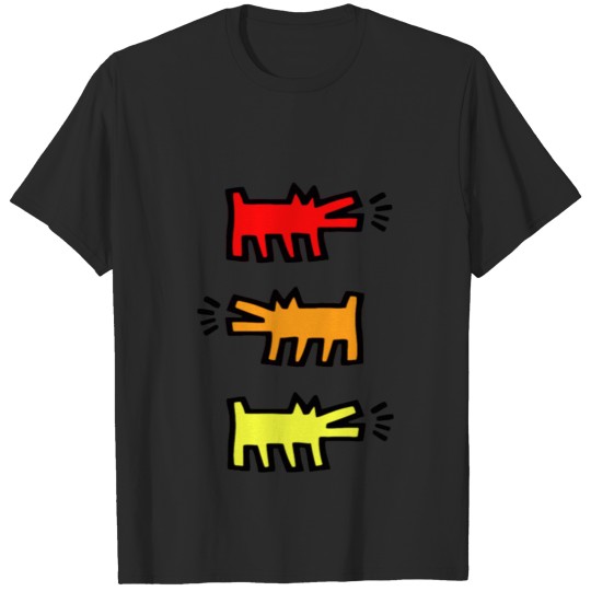 Keith Haring Dog Merch T-shirt