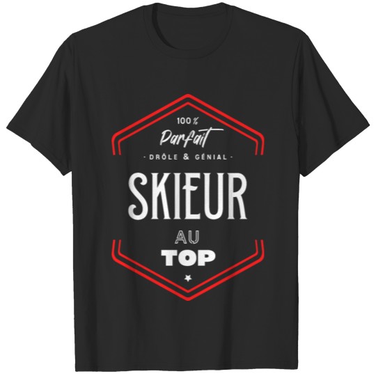 Skieur parfait et au top T-shirt