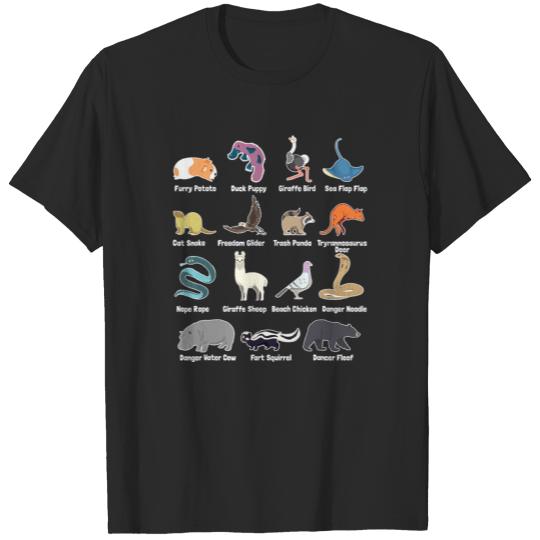 Animals Of The World Rare Exotic Animals Funny T-shirt