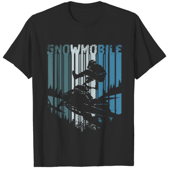 Vintage Retro Snowmobile T-shirt