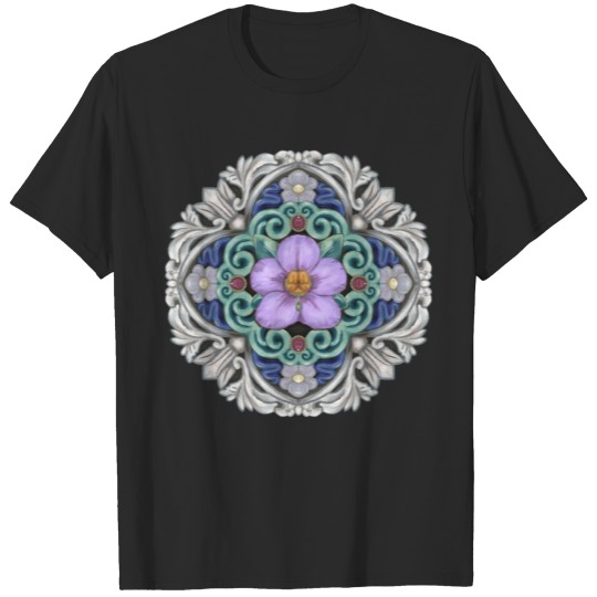 Persian Violet Mandala T-shirt