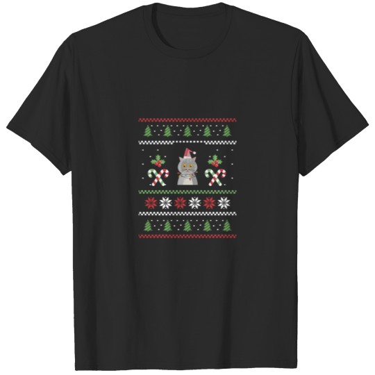 Cat Ugly Christmas T-shirt