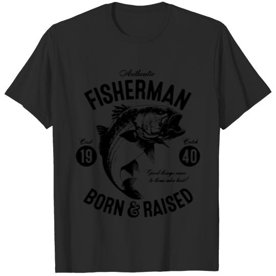 Gift For 80 Year Old Fisherman Fishing 1940 80Th B T-shirt
