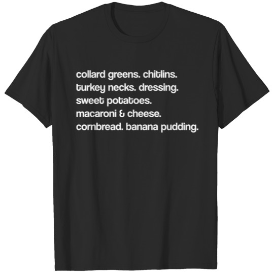 Soul Food Menu T-shirt