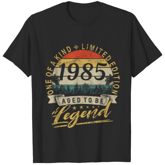 Limited Edition Year 1985 Birthday Retro T-shirt