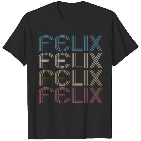 Felix Name I Retro First Name T-shirt