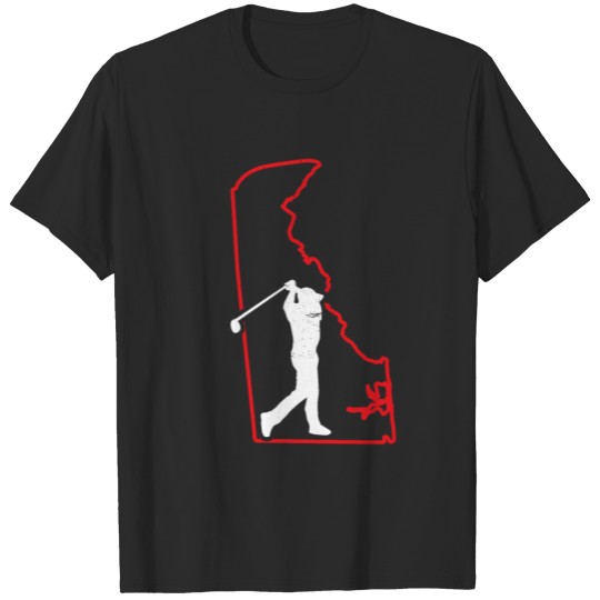 Unique Delaware Golf Shirt, Golfer Shirt, Delaware T-shirt