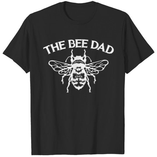 The bee dad beekeeper honey honeycomb apiary T-shirt