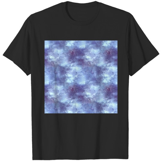 Navy Blue Galaxy Painting T-shirt