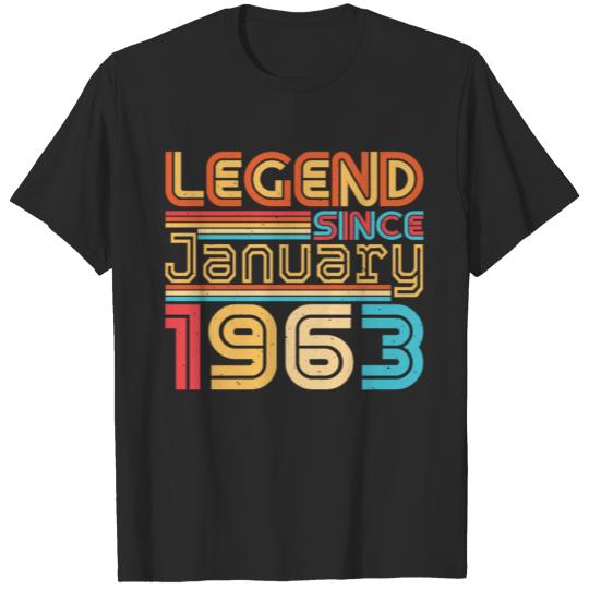 1963 January Legend Vintage T-shirt