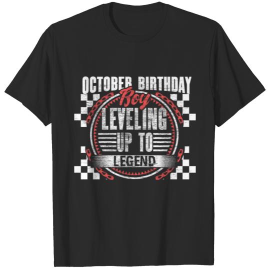 October Birthday Man Celebration Gift T-shirt