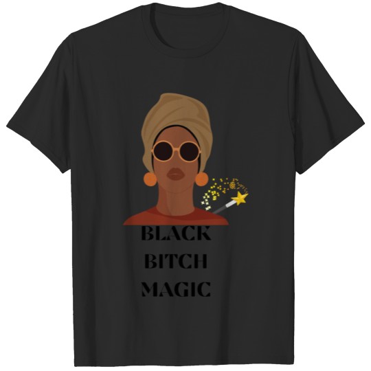 black bitch magic T-shirt