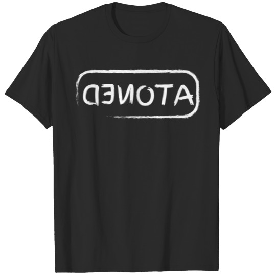 Atoned Mirror Image Christian Design T-shirt