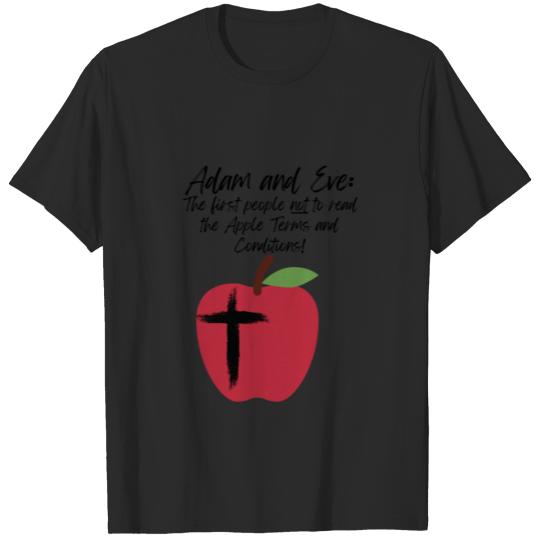 Adam and Eve: Apple Terms and Conditions T-shirt