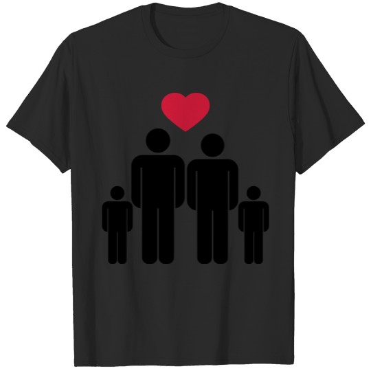 Small family icon T-shirt