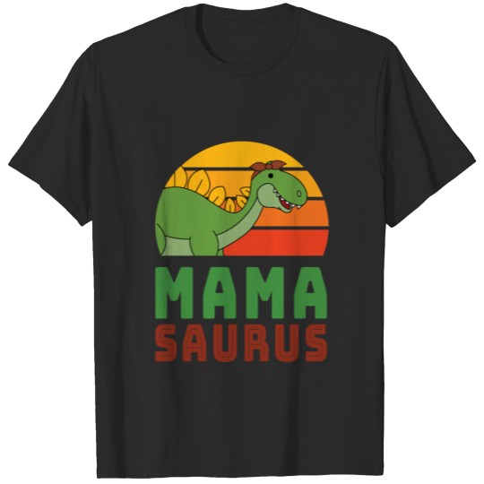 Mamasaurus Stegosaurus Dinosaur Mothers Day T-shirt