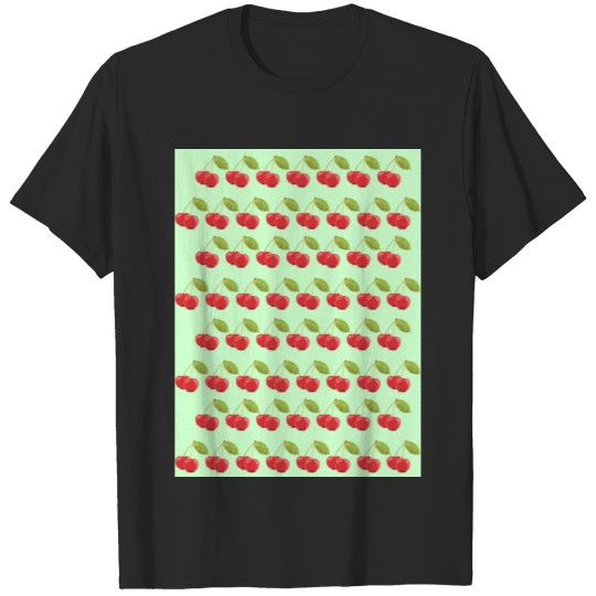 Cerry Fruit Pattern T-shirt