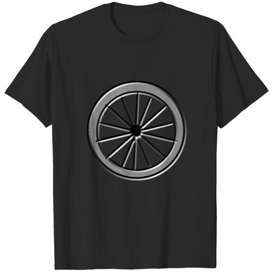 tire gray icon lines wheel T-shirt
