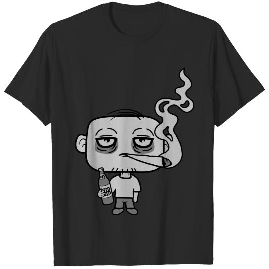 Drugs man dark T-shirt
