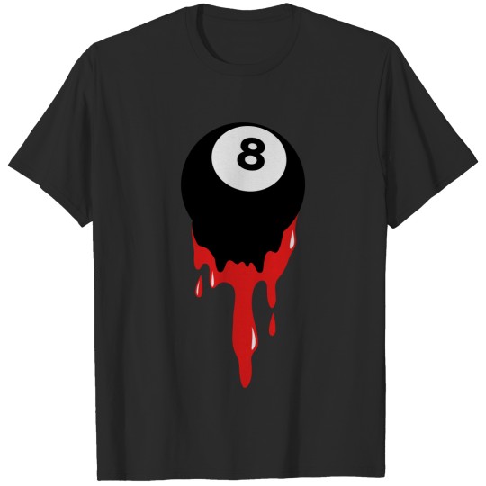 bleeding eight 8 ball T-shirt