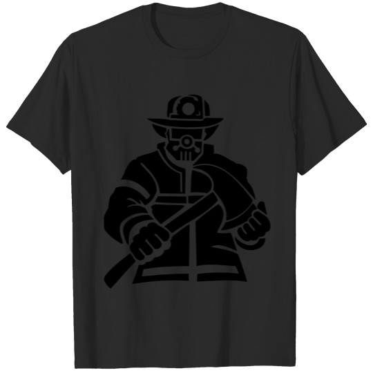 Firefighter with Axe T-shirt