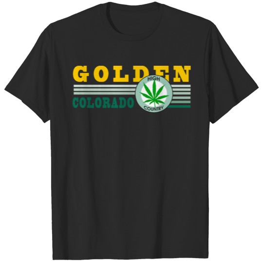 Marijuana Golden Colorado T-shirt