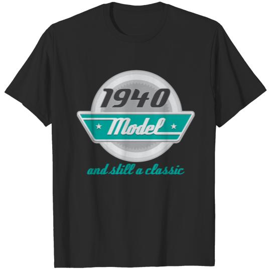 1940 Birth Year Vintage Birthday T-shirt