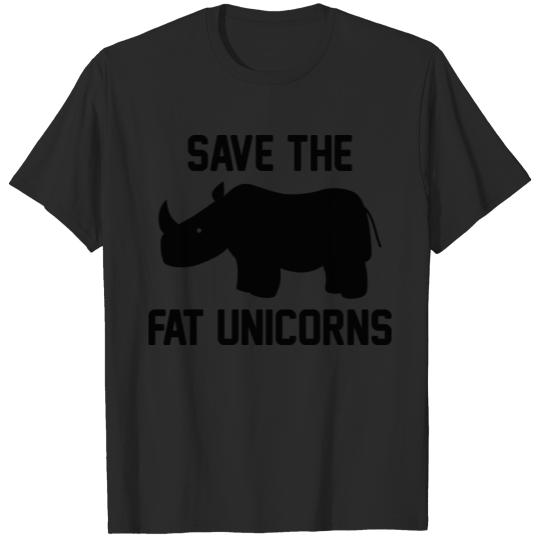 Save The Fat Unicorns T-shirt
